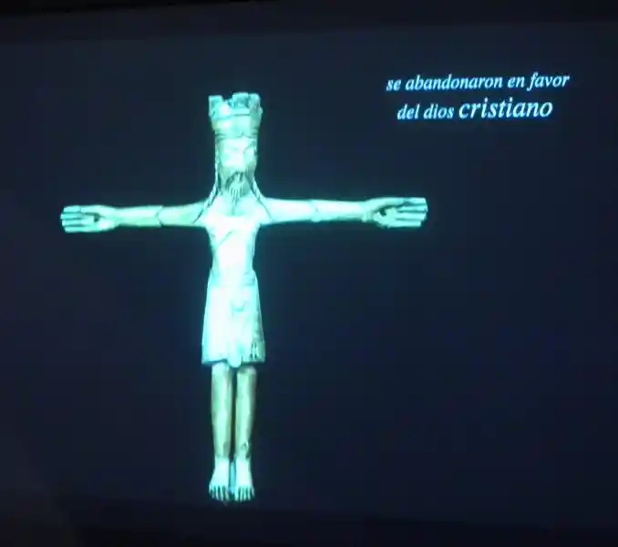 Body of Christ in the form of a cross.